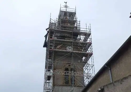 Traitement des bois de charpente dans un clocher d’église | Brainville (54800) | Meurthe et Moselle (54)