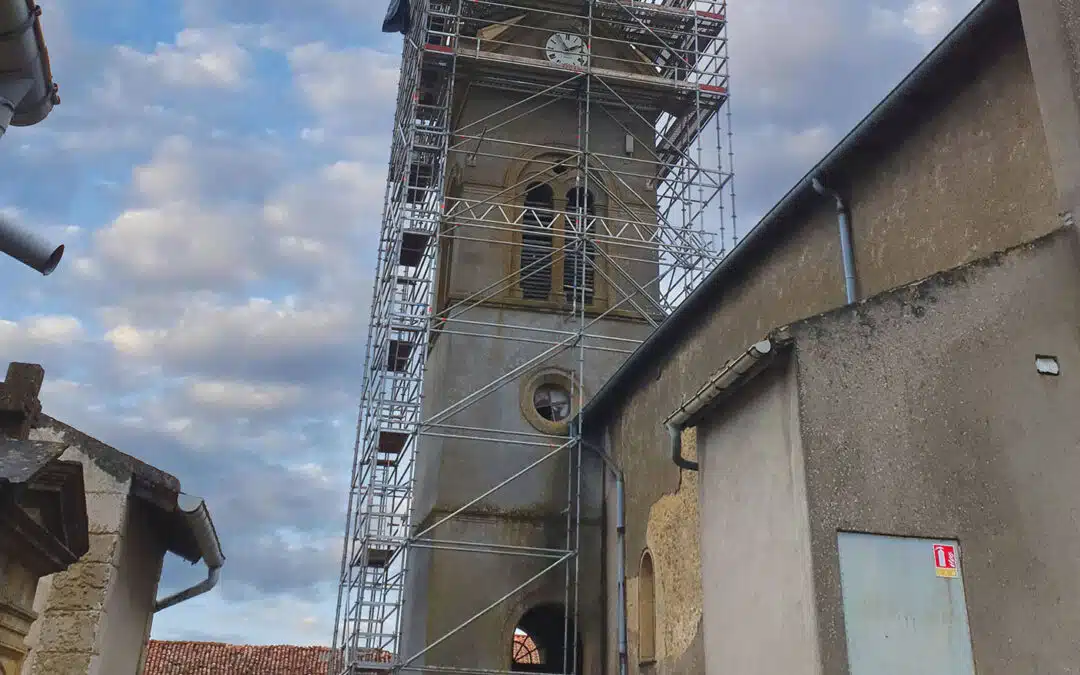 Traitement des bois de charpente dans un clocher d’église | Brainville (54800) | Meurthe et Moselle (54)