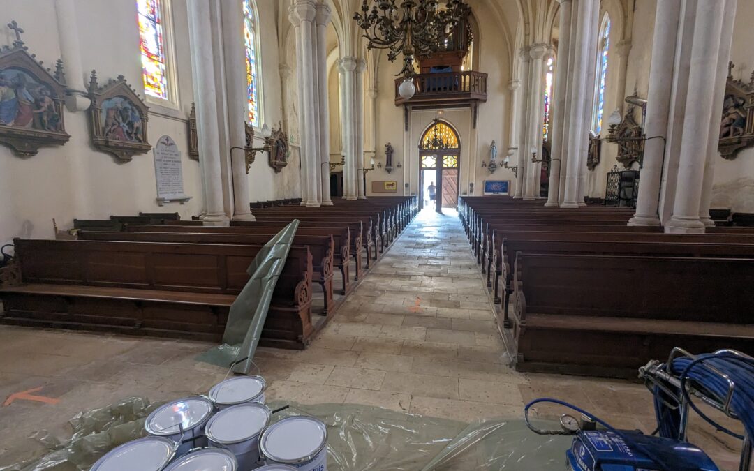 Traitement curatif et préventif des bois de l’église de Noviant-aux-Prés (54)