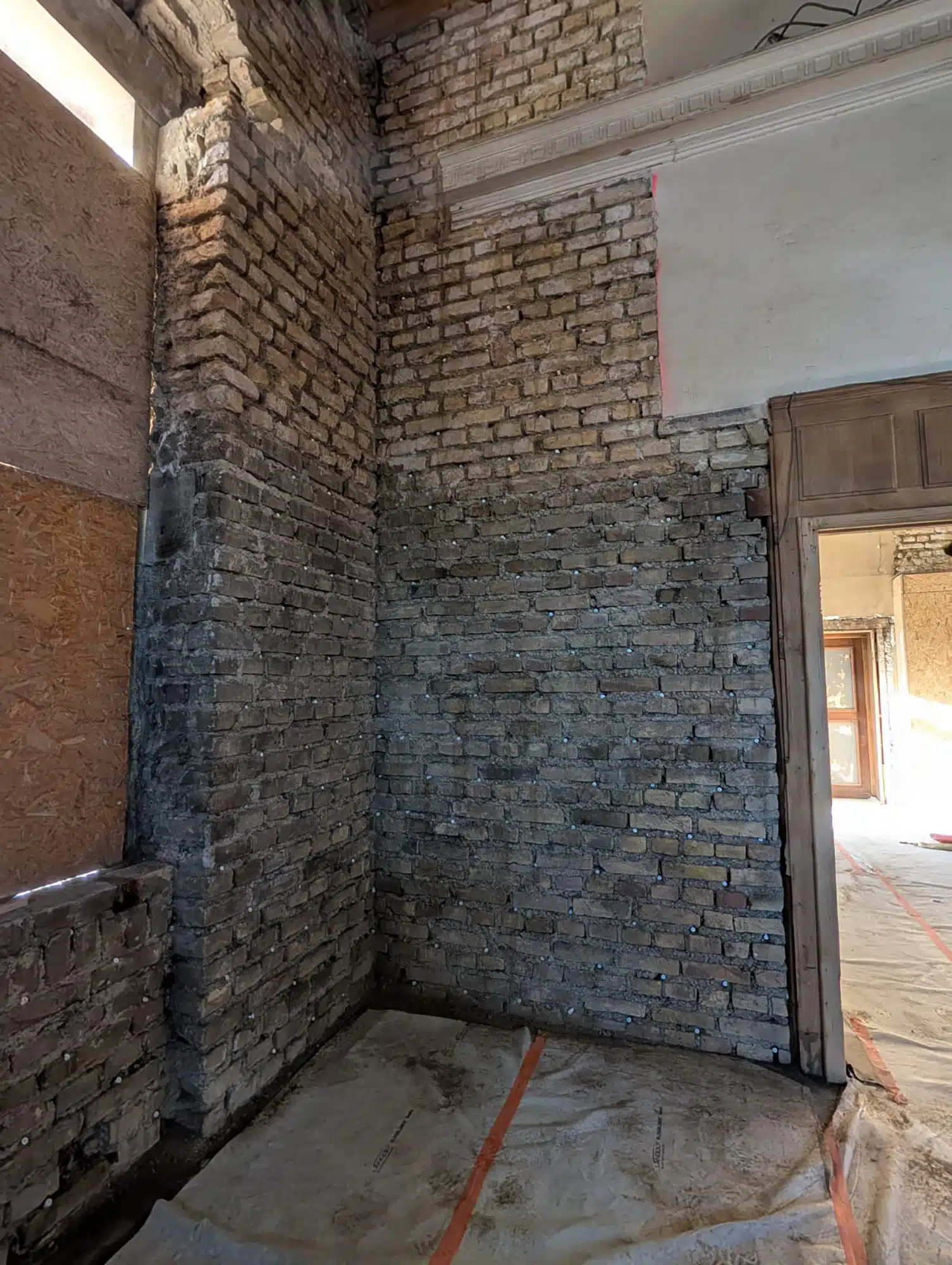 Murs, maçonnerie, traitement de mérule